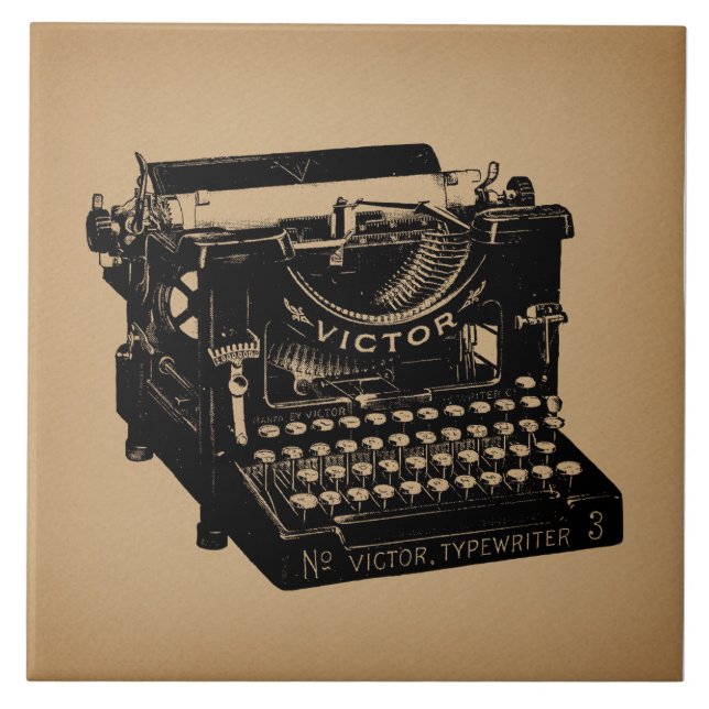 Máquina de escrever antiga máquina faseada (Frente)