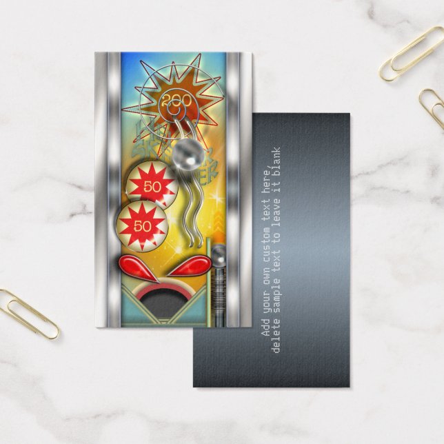 Máquina De Pinball Retro Funny Personalizada (Escritótio)