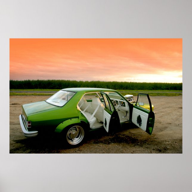 Máquina de Ruas Duras - poster de Máquina Verde (Frente)