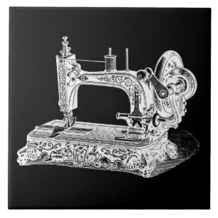 Máquina de Vintagem de Costura