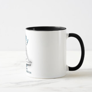 Mar1 pesca desportiva 31' caneca de café clássica