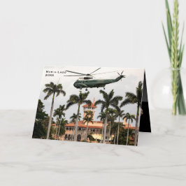 Mar-a-Lago Trump 🎉 50.o Cartão de Aniversário Eng