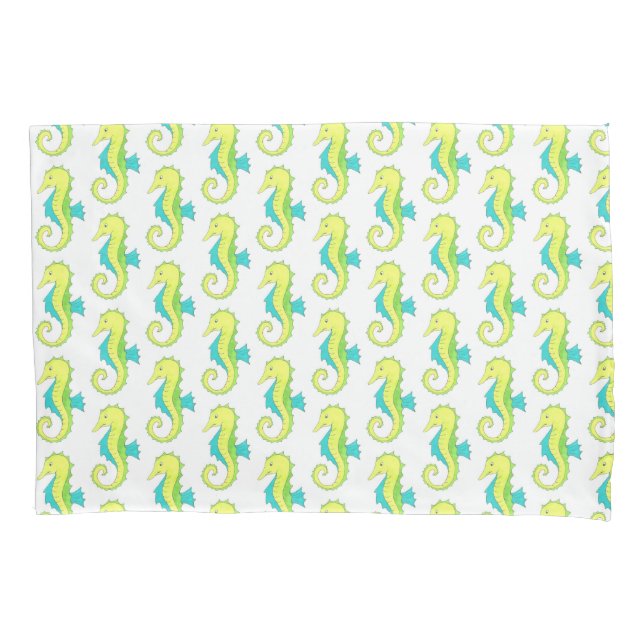 Mar Azul Verde Cavalo Cavalo Oceânico Vida Marinha (Frente)