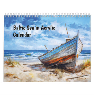 Mar Báltico em Acrílico – Calendário