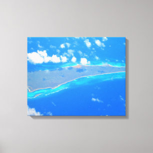 MAR CARRIBEAN Nº 1 NA CANVAS 20 "x 16"