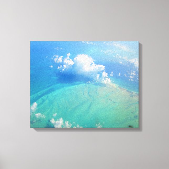 MAR CARRIBEAN Nº 2 NA CANVAS 20 "x 16" (Frente)