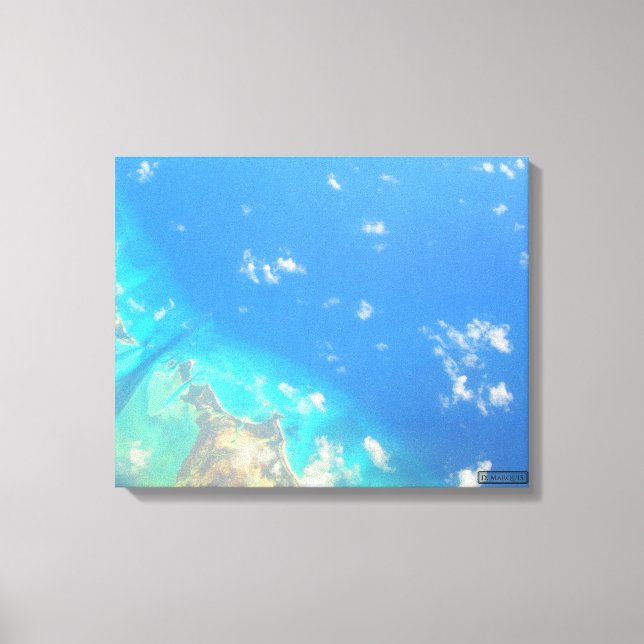 MAR CARRIBEAN Nº 3 NA CANVAS 20 "x 16" (Frente)
