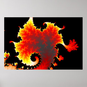 Mar da lava - poster do Fractal