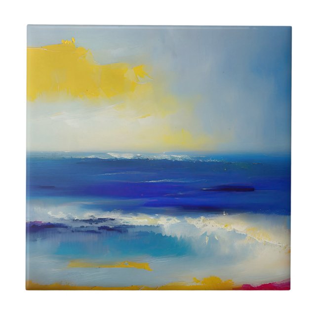 Mar de abstrato 04 (Frente)