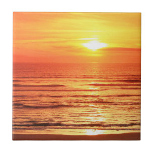 Mar do por do sol