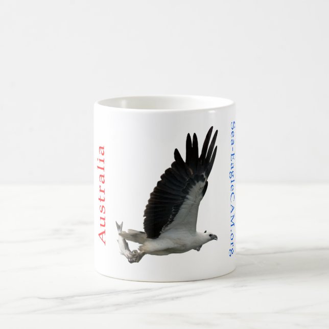 Mar-Eagle com caneca dos peixes (Centro)