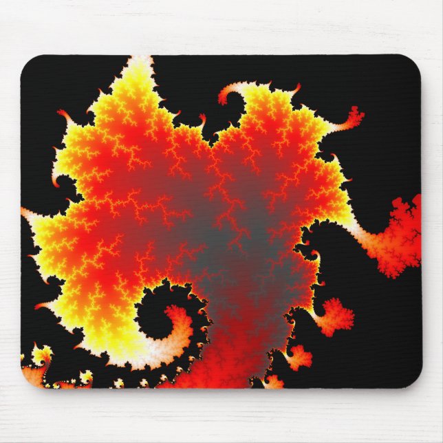 Mar Lava - Mousepad Fractal (Frente)