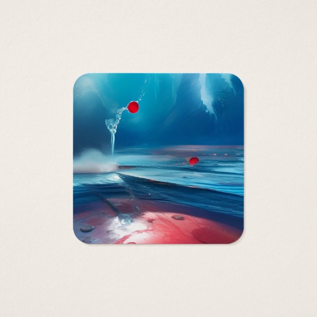 Mar vermelho azul (Verso)