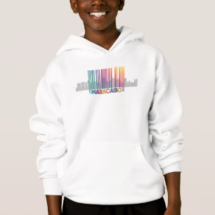 Maracaibo City Barcode Art Latin Pride