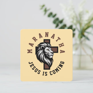 Maranatha Jesus está vindo