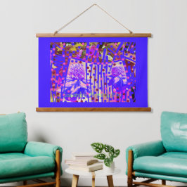 Maravilha da Flor Arte Madeira Derrubada Tapeçaria