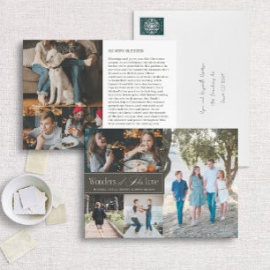 Maravilhas do Cartão de Natal Multifotográfico de 