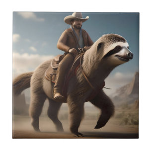 "Maravilhas do Oeste Selvagem: Cowboy Montando um