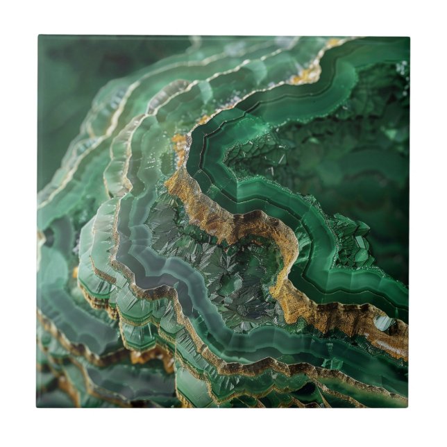 Marble Agate Verde Dourado (Frente)