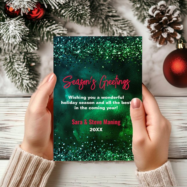 Marble art verde-bonito Natal Ano Novo (Criador carregado)