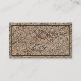 Marble Castanho Texturizado Cartão de visita