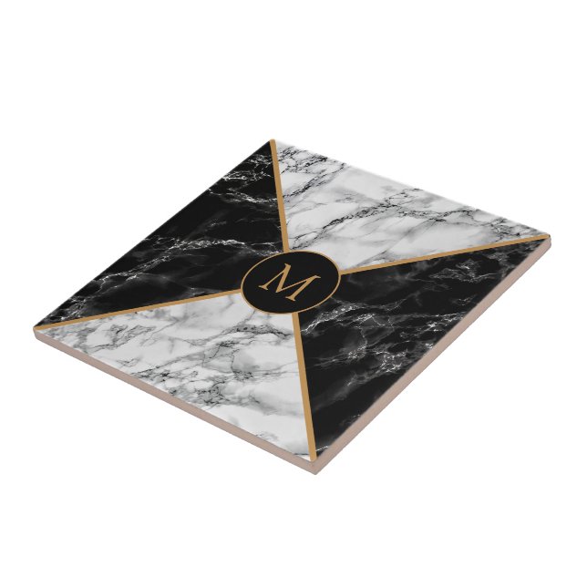 Marble de Verificação Preto e Branco - Personalizá (Lateral)