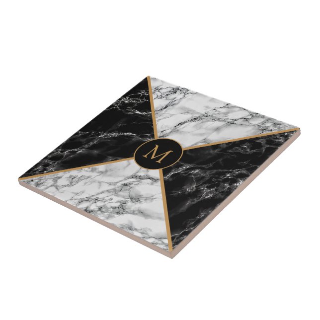 Marble de Verificação Preto e Branco - Personalizá (Lateral)