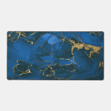 Marble Dourado Azul