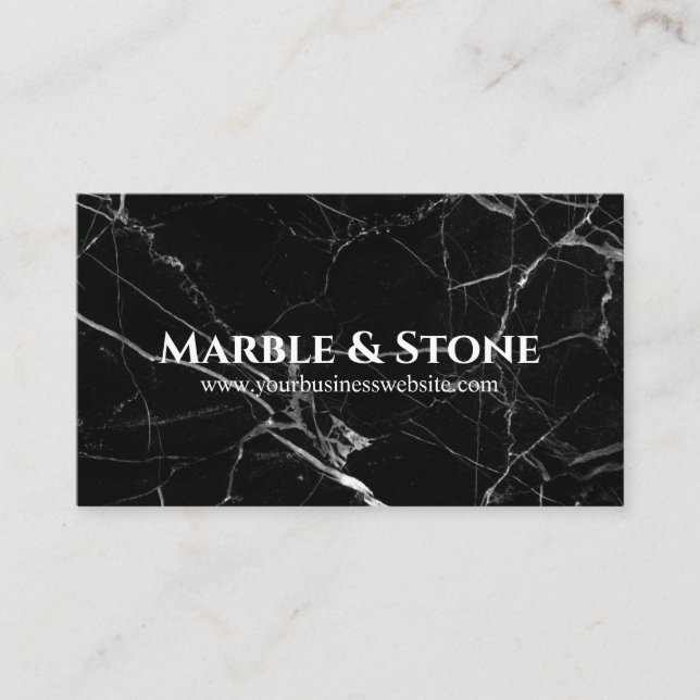 Marble e Stone Countertops Cartão de visita (Frente)