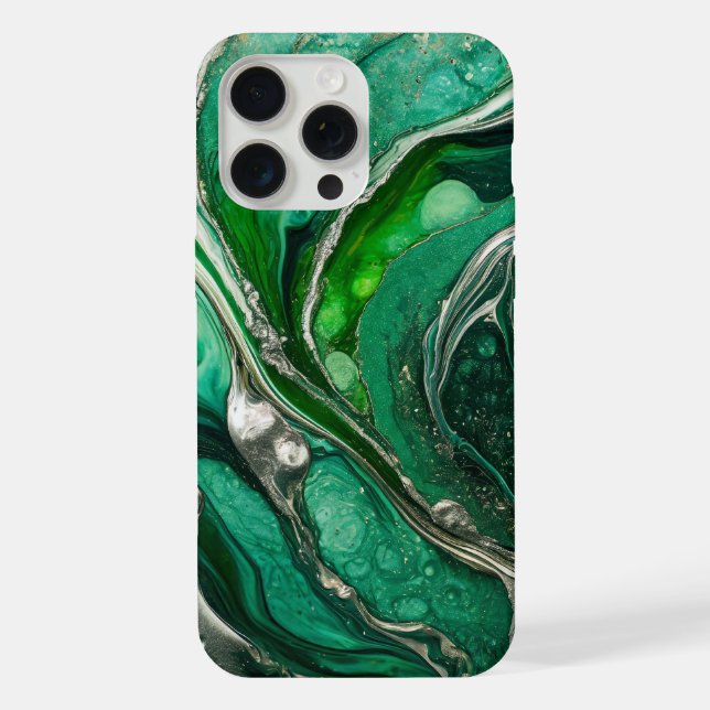 Marble Elegante Verde Moderno (Verso)