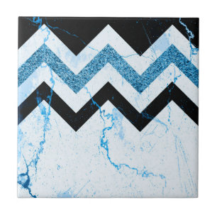 Marble & Glitter Chevron