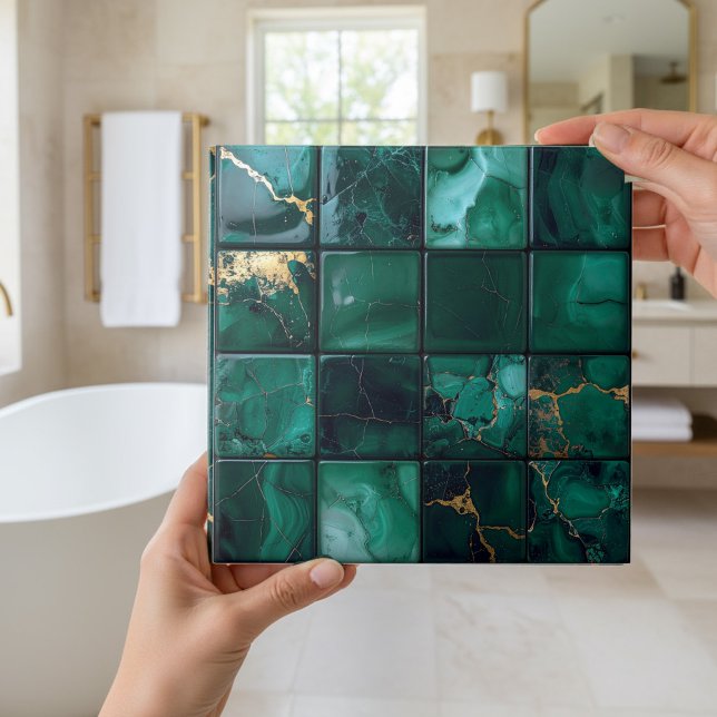 Marble Mix 4x4 Quadrados Esmeralda Verde ID1186a (Criador carregado)