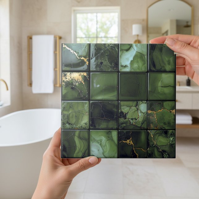 Marble Mix 4x4 Quadrados Verde Oliva ID1186a (Criador carregado)