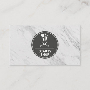 Marble Monogram Cartão de visita