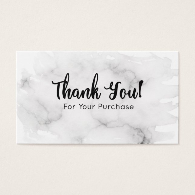 Marble Obrigado Pela Sua Compra (Frente)