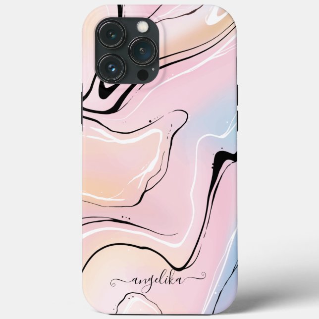 Marble Ombre - Nome Personalizado (Verso)
