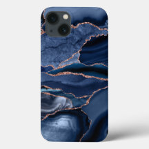 Marble Trendy Marinho Blue Agate Geode