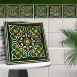 Marble Verde do Ornamento marroquino e Dourado<br><div class="desc">Marble Verde do Ornamento marroquino e Dourado</div>