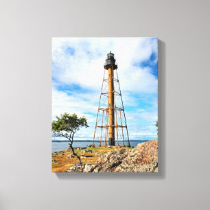 Marblehead Lighthouse Massachusetts Canvas