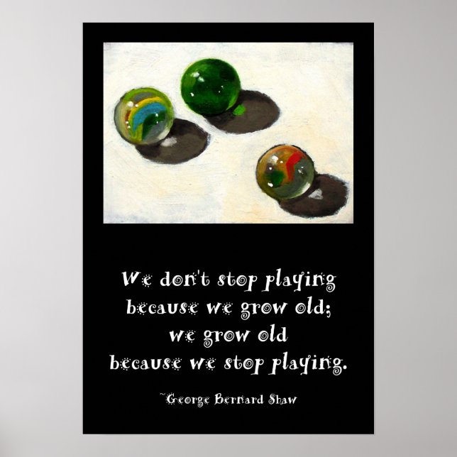 MARBLES PLAY POSTER (SHAW) (Frente)