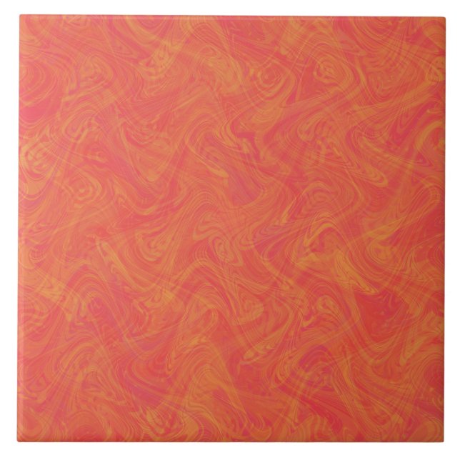 Marbling Orange Pattern (Frente)