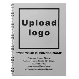 Marca Comercial em Caderno Cinza