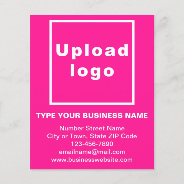 Marca comercial na folha de papel rosa (Frente)