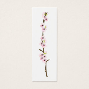 Marca de Favor da Ramificação do Flor de Cereja