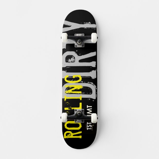 MARCA DE SKATEBOARD SUJO ROLLING/ skateboards JMT (Frente)