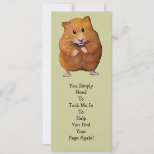 MARCA DO LIVRO DE HAMSTER: "Enfie-me"
