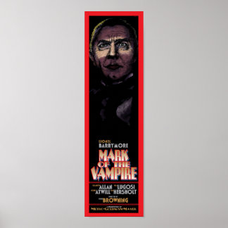 MARCA DO VAMPIRE - POSTER DE FILME CLÁSSICO