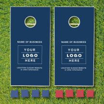 Marca Logotipo de empresa personalizado azul do Ma