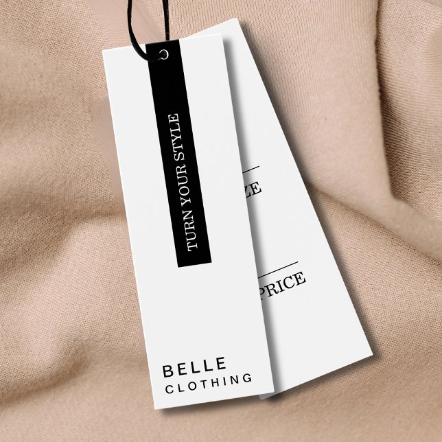 Marca Mínima White Modern Business Hang (Criador carregado)