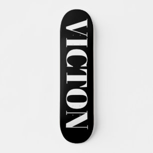 Marca vitoriosa Logotipo 3/4" do skateboard